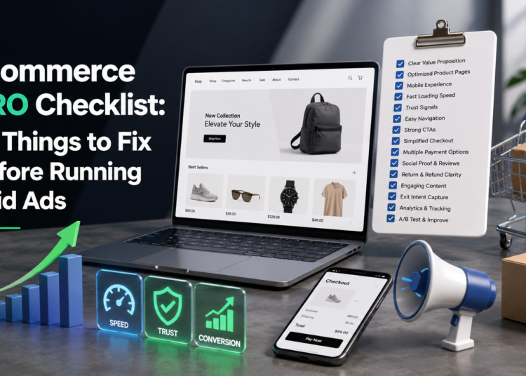 Ecommerce CRO Checklist Fix Your Store Before Ads
